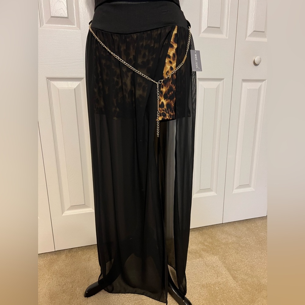 NWT - Wet Seal Sheer Maxi Skirt Size Medium